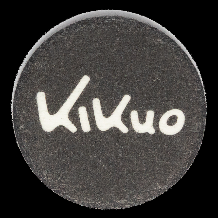 Kikuo Logo Peach Peel Touch Can Badge